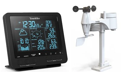 Weather station with MSF Radio Control Clock ( UK version ) Indoor / Outdoor - Image 1 of 4