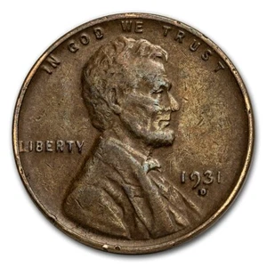 1931 D - Lincoln Wheat Penny - G/VG - Picture 1 of 2