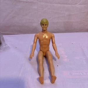 Vintage Barbie Ken Doll Molded Blonde Hair Blue Eyes Mattel 1983 1968 - Picture 1 of 11