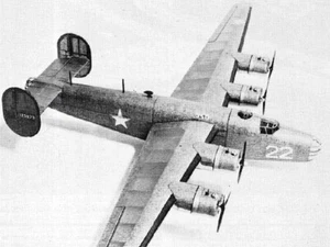 Consolidated B-24D 55" Wingspan RC Model Airplane Printed Plans & Templates - Picture 1 of 2
