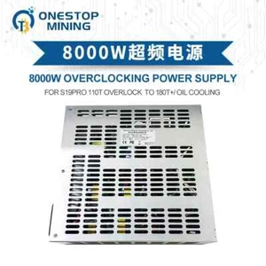 Fuente de alimentación de overclocking 8000 W APW12 refrigeración por aceite de inmersión Antminer S19pro 150T - Imagen 1 de 9