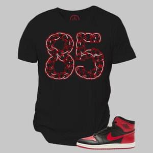 Jordan 1 High '85 OG Retro 2025 Custom Unisex T-Shirt, To Match Sneakers - Picture 1 of 3