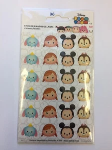 96 pegatinas Disney Tsum Tsum 4 hojas de 24 suministros docentes fiesta recompensa - Imagen 1 de 1