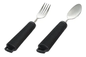 Forchetta Cucchiaio Posate Pieghevole - Aiuto Disabilità Soft Grip per Anziani, Artrite - Foto 1 di 6