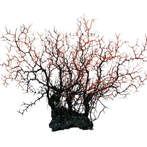 Swell Red Coral Tree Artificial Decor Realistic Fish Tank Aquarium Decoration - Picture 1 of 2