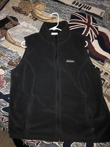 Columbia Women’s Fleece Full Zip Vest | Black | Size 1X - Picture 1 of 9