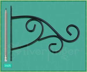 PLANT HANGER BRACKET STEEL PLANT HOOK Hanging Garden Planters Flower Baskets - Picture 1 of 3