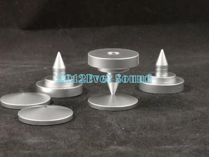 4Set HIFI 35mm Speaker Spike Isolation Brass Cone Stand Feet spikes base - Picture 1 of 8