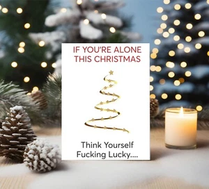 Funny Christmas Card Best Special Friend Rude Card  BCR352 - Picture 1 of 5