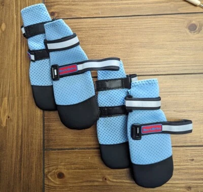 Bark Brite Ligero Neopreno Protector de Pata Perro Botas Zapatos Azul Talla L -NUEVO SIN ETIQUETAS Foto 1 de 4