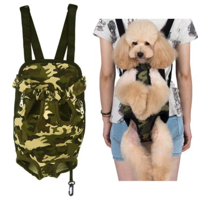 Marsupio animale domestico cane gatto spalle trasportino borsa cucciolo cani - Immagine 1 di 4