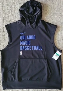 Nike Orlando Magic ärmelloser Aufwärm-Hoodie vor dem Spiel Herren XL neu mit Etikett FB5984-010 - Bild 1 von 7