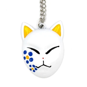 MAKOMO'S FOX MASK Demon Slayer 2 in. Necklace (Anime Charm Pendant) - Picture 1 of 3