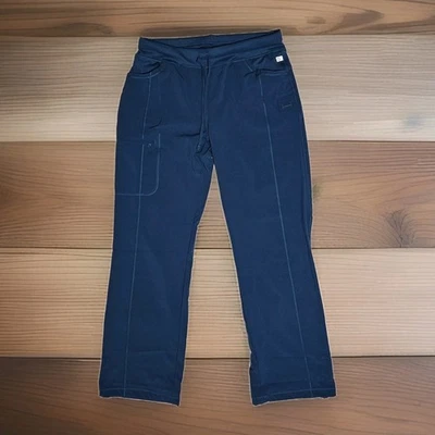 Cherokee Wms Uniform Pants Contemporary Large Tall Dark Blue Turquoise NWT - Image 1 of 4