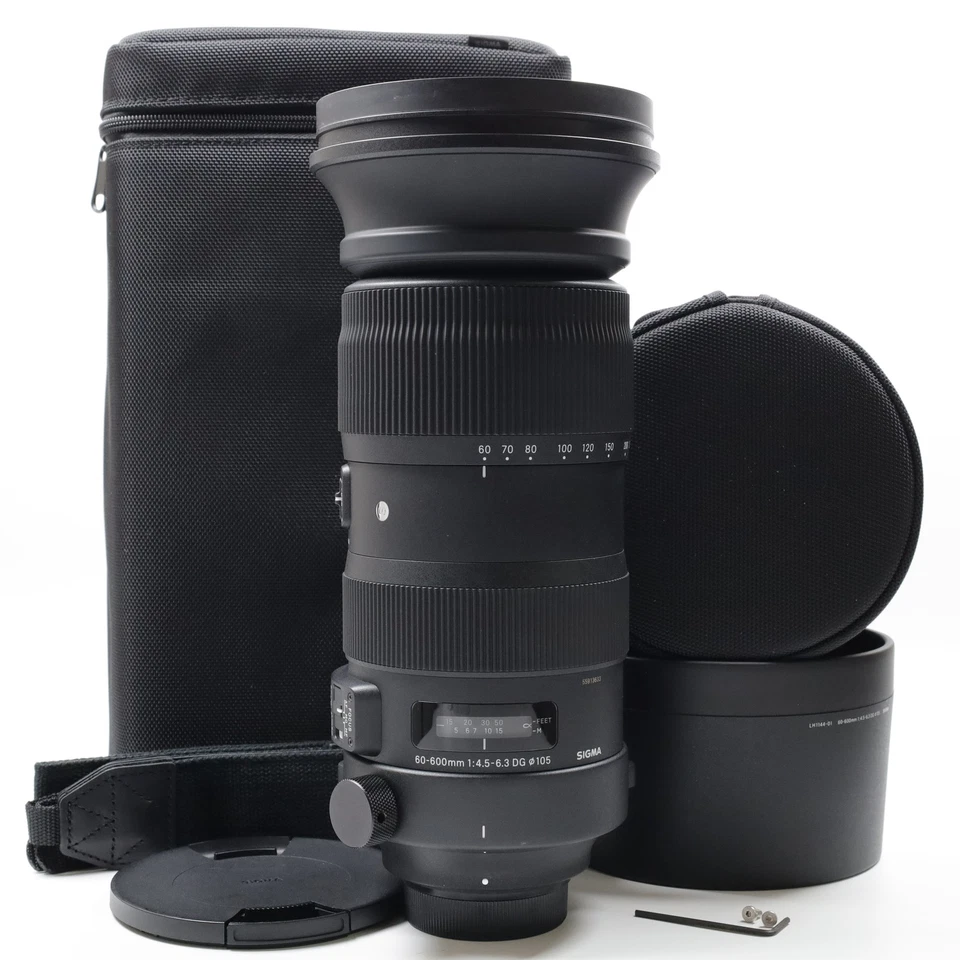 SIGMA Sports 60-600mm F4.5-6.3 DG OS HSM for Nikon F mount [Top Mint] #2043J - Image 1 of 4