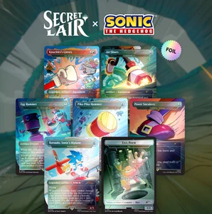 MTG Secret Lair x Sonic: Turbo Gear Rainbow FOIL Edition (Sealed) - Picture 1 of 3