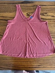 Camisa sin mangas con cuello en V Old Navy para mujer de lujo sin mangas calce suelto talla S - Imagen 1 de 6