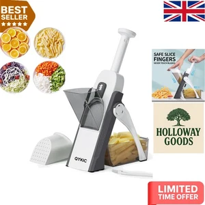 Compact Mandoline Slicer with Durable Stainless Steel Blades - Kitchen Essential - Picture 1 of 8