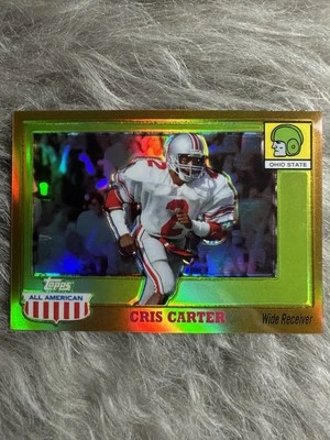 2005 CRIS CARTER Topps All American #28/55 GOLD REFRACTOR #67 - Image 1 of 2