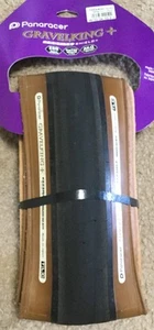 Panaracer Gravelking+ 700 x 43c Slick + Brown Tubeless ProTite Shield TLC - Picture 1 of 5