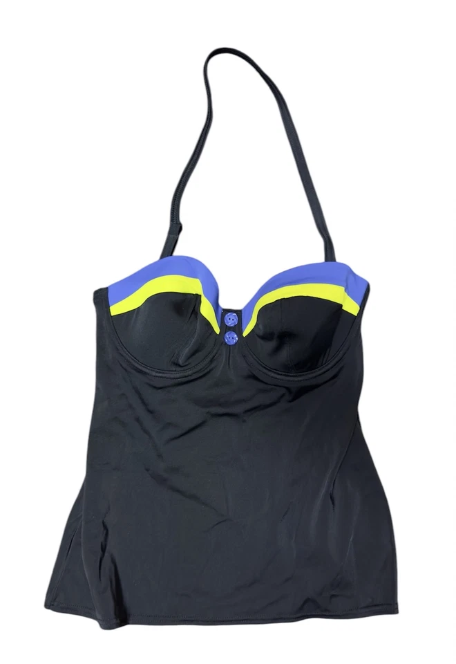 Camiseta de baño Freya SURF Revival con aros Bandeau Tankini, EE. UU. 32H, Reino Unido 32FF Foto 1 de 1
