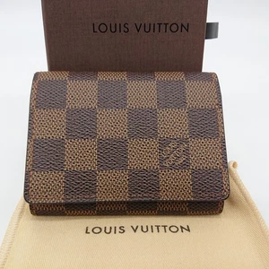 LOUIS VUITTON Damier Enveloppe Cartes de Visite ID Card case N62920 CA1015 - Picture 1 of 21