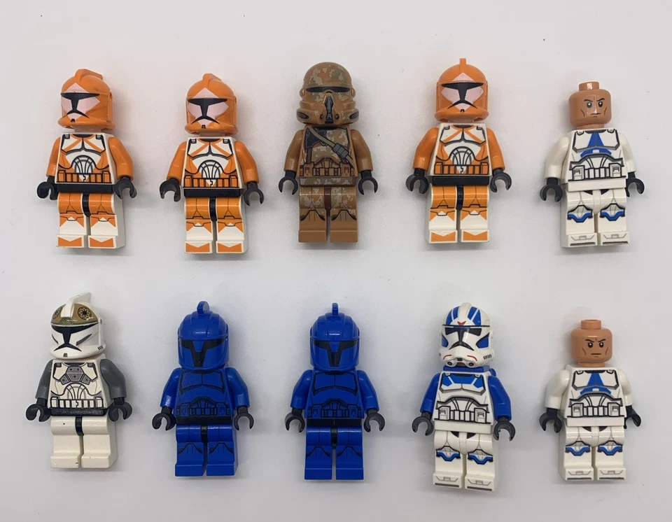 LEGO Star Wars Clone Bomb Squad Trooper Minifigure Lot Used Read Descript - Image 1 of 2