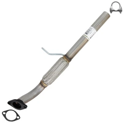 Stainless Steel Exhaust Front Pipe with Flex fits: 2012-2015 Ford Explorer 2.0L - Image 1 of 4