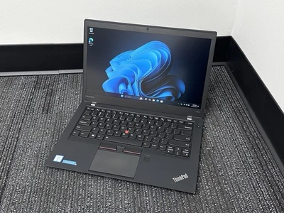 Portátil Lenovo ThinkPad T460s i5-6300U 8 GB 256 GB SSD 14” FHD FlexView Win11 Pro Foto 1 de 4