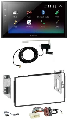 Pioneer DAB MP3 Bluetooth 2DIN USB Autoradio für Nissan Qashqai 2007-2013 - Bild 1 von 4