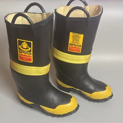 SERVUS Firebreaker Firefighter Boots Sz 5 Womens Narrow -Steel Toe Made in USA - Image 1 of 4