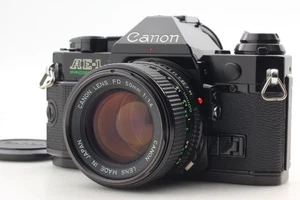 [MINT] Canon AE-1 program SLR 35mm Film Camera New FD 50mm f/1.4 Lens From JAPAN - Picture 1 of 13