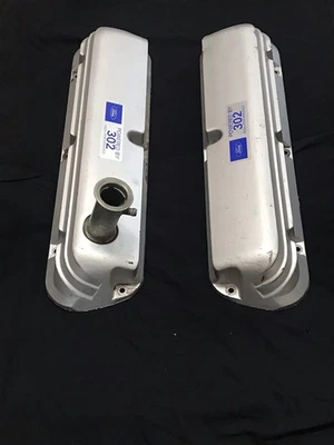 87-93 Ford Mustang Fábrica Aluminio Válvulas Cubiertas 5.0 302 289 Foxbody OEM GT LX Foto 1 de 4