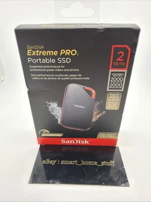 SanDisk Extreme PRO USB Type-C 2TB Portable SSD SDSSDE81-2T00-G25 - Image 1 of 4