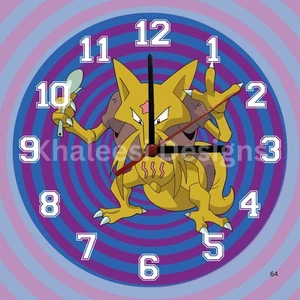 Exclusive Pokémon #064 Kadabra First Gen Wall Clock - Picture 1 of 9