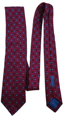 Corbata para el cuello J.Z Richards roja bebé azul y azul marino 100 % seda para hombre hecha a mano en Estados Unidos Foto 1 de 4