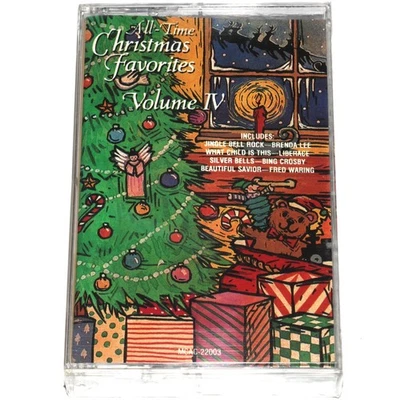 All Time Christmas Favorites Vol IV Cassette Tape 1989 Holiday Music NEW SEALED - Image 1 of 4