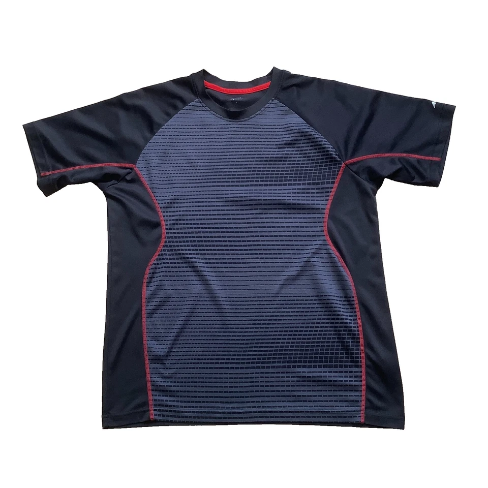 Avia Men's Active Athletic Workout Shirt Top Size L Red Black Lightweight - Image 1 of 4