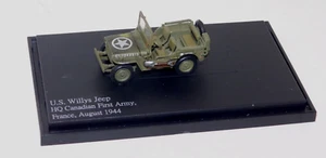 Willys Jeep Diecast Canadian First Army France 1944  HOBBY MASTER HG4206 1/72 - Picture 1 of 5