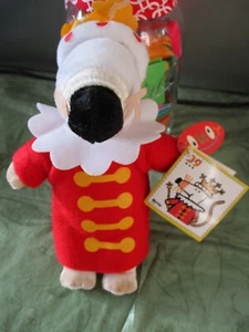 Vintage 2006 Yottoy NEU mit allen Etiketten Gänseblümchen Plüsch Maus mit Krone - Bild 1 von 6