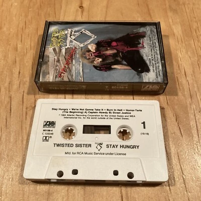 Twisted Sister - Stay Hungry CASSETTE TAPE 1st US RCA issue wasp widowmaker ratt - Image 1 of 3