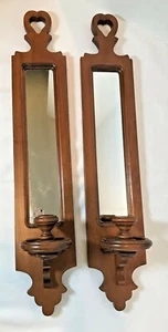 Apelones vintage Tell City con espejos de madera, # 48 Andover, arce - Imagen 1 de 10