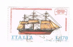1977 - LIRE 170 - FRANCOBOLLI ITALIA - CORVETTA CARACCIOLO - STAMP - Picture 1 of 1