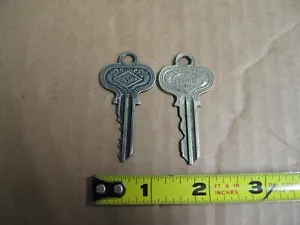 Antique Keys Russell & Erwin Mfg Co REMCO Decorative Bow Scroll Diamond RUSSWIN - Picture 1 of 7