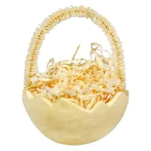 Yellow Cracked Egg Ornament - Picture 1 of 1