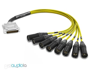 Apogee AD16x Premium Mogami 3162 Digital DB25 | Neutrik Gold XLR-M Yellow 5 ft. - Picture 1 of 1