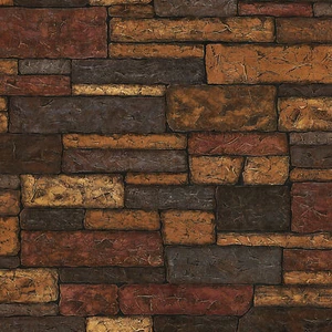 Chesapeake by Brewster TLL41394 Echo Lake Lodge Clayton Charcoal Stone Texture - Picture 1 of 2
