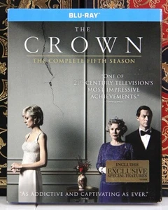 THE CROWN COMPLETE FIFTH SEASON Discontinued BLU-RAY w SLIPCOVER - I SHIP BOXED - Picture 1 of 2