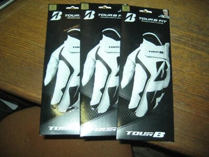 3 BRAND NEW Bridgestone Tour B Fit Leather Mens RH Medium / Large Gloves - Picture 1 of 1