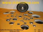 Hochwertige Lautsprecher Chrom Staubkappen dust caps high quality  C110